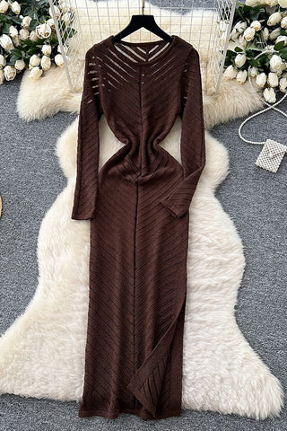 Flowy Knit Casual Dress