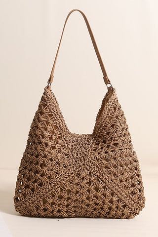 Chic Woven Hobo Bag