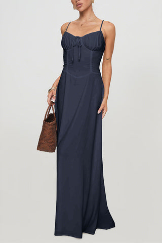Elegant Maxi Dress with Corset Top