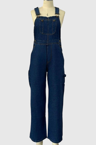 Classic Denim Overalls Jumpsuit