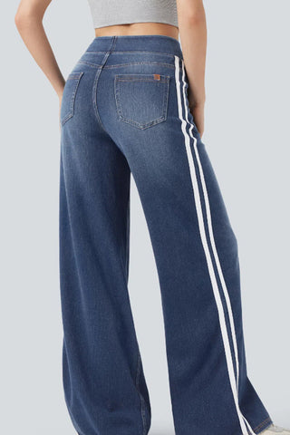 Wide-Leg Casual Track Pants