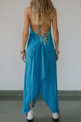 Halter Neck Bohemian Casual Dress