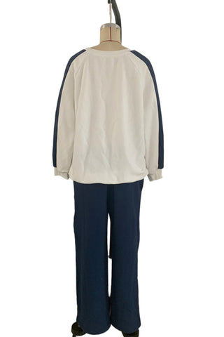 Casual Logo-Print Pants Set