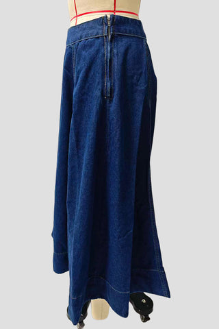 Off-Shoulder Maxi Skirt