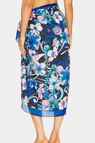 Floral Print Tie-Waist Skirt