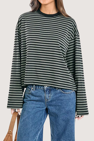Striped Long Sleeve T-Shirt