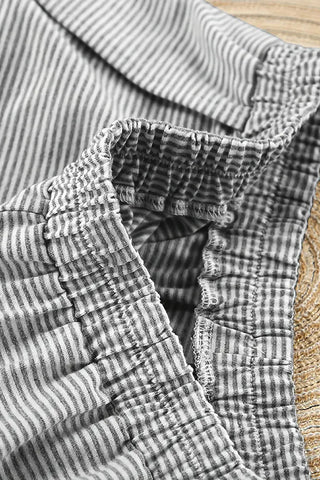 Striped Casual Two-Piece Set