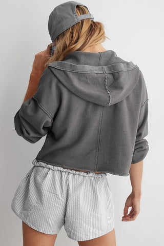 Casual Zip-Up Hoodie