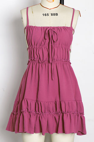 Ruffle Trim Summer Cami Dress