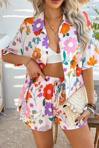 Fruit Print Short Sleeve Set