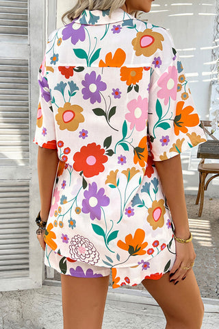 Fruit Print Short Sleeve Set