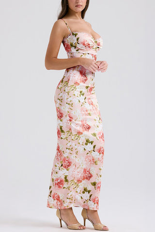 Floral Dress with Straps
