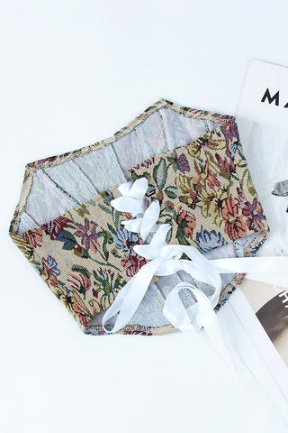 Floral Strapless Tank