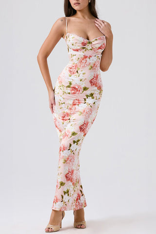 Floral Dress with Straps