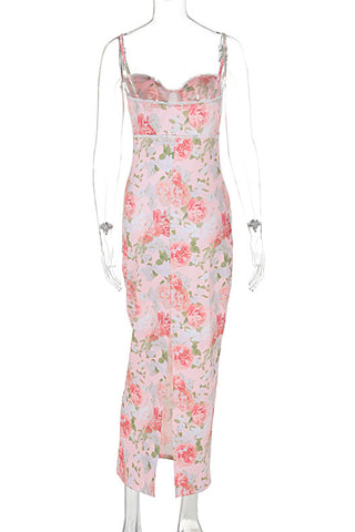 Floral Dress with Straps