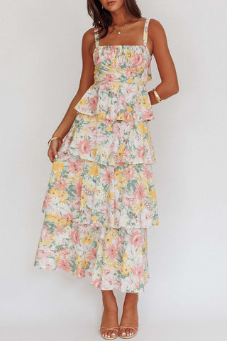 Floral Tiered Sundress