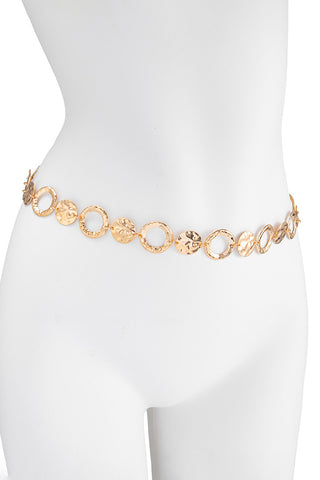 Stylish Oval Link Chain Belt