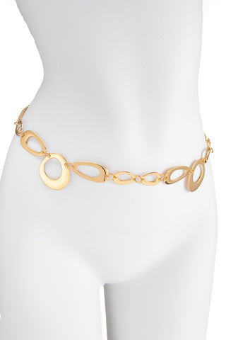 Chic Chain-Link Waist Belt