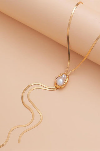 Elegant Long Chain Necklace