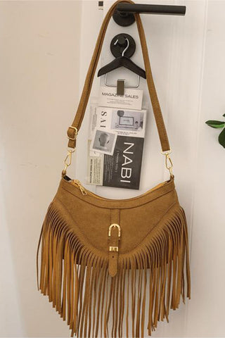 Fringe Studded Handbag