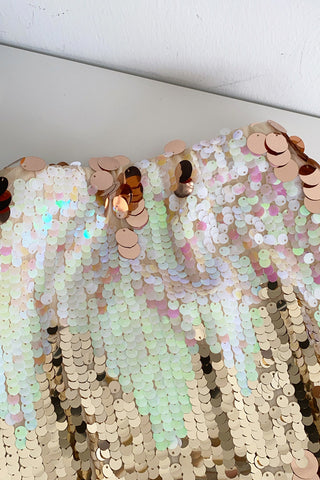 Sequin Night-Out Mini Skirt