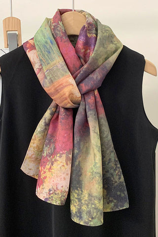 Elegant Paisley Print Scarf