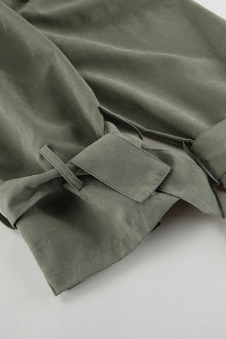 Belted Cropped Trench Coat