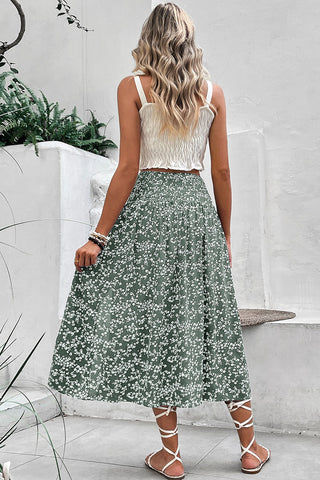 Floral Pattern Skirt