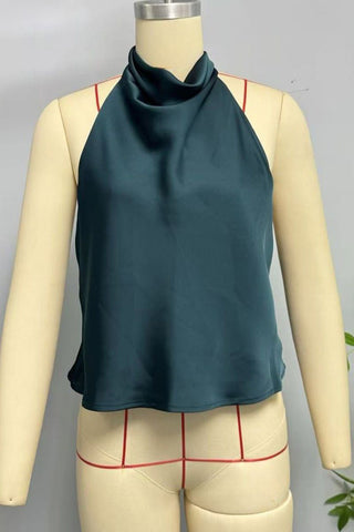Chic Halter Neck Tank Top
