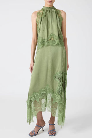 Lace Long Skirt Two-Piece Set