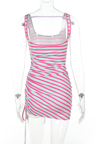 Sleeveless Striped Sundress