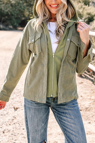 2-in-1 Thermal Knit Hooded Jacket