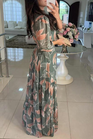 Floral Print Maxi Dress