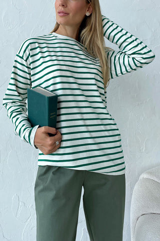 Striped Long-Sleeve T-Shirt