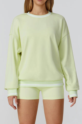 Crew Neck Long Sleeve Active Top