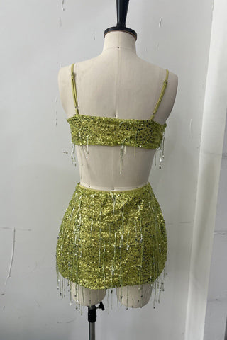 Fringe Embellished Tank Top