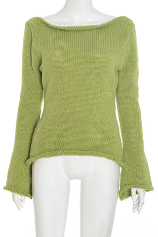 Off-Shoulder Knit Top