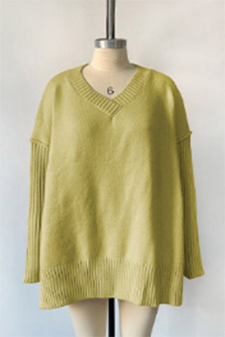Oversized V-Neck Sweater