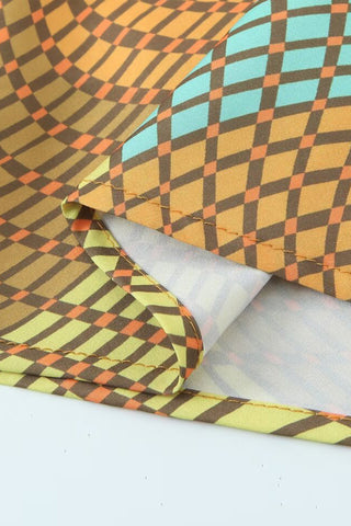 Abstract Print Cami Dress