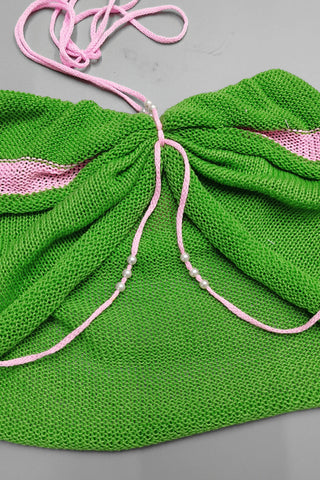 Crochet Two-Piece Casual Set