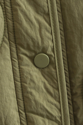 Quilted Snap-Button Jacket