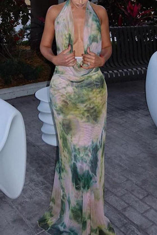 Elegant Halterneck Sundress