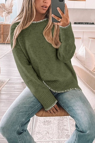 Relaxed Fit Crewneck Sweater
