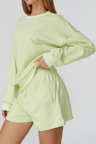 Crew Neck Long Sleeve Active Top