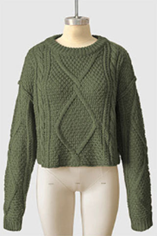 Classic Cable-Knit Sweater