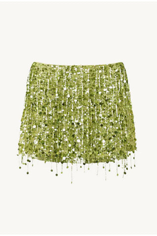 Strappy Sequin Crop Top