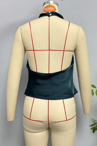 Chic Halter Neck Tank Top