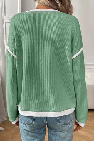 Casual Ribbed Sweater
