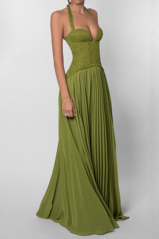 Halter Neck Casual Dress