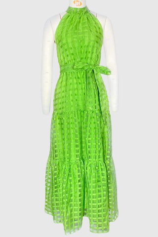 Halter Neck Casual Maxi Dress
